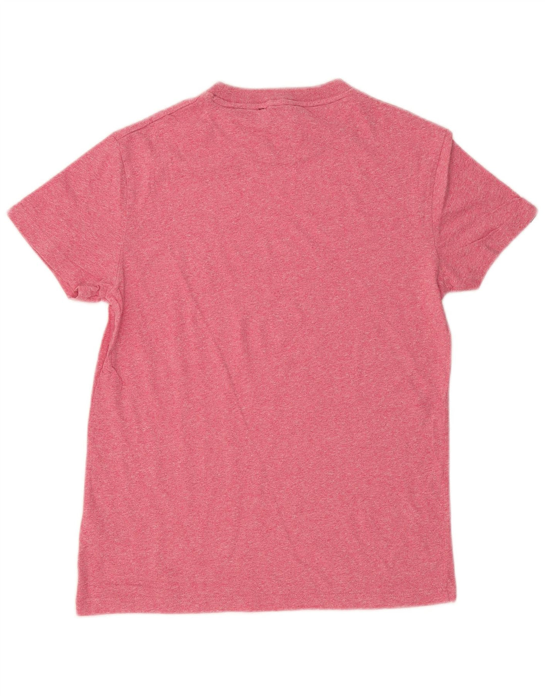 T-shirt da uomo Superdry Top Small in cotone chiazzato rosa
