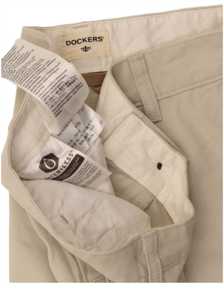 Pantaloncini cargo da uomo Dockers W36 grandi in cotone beige