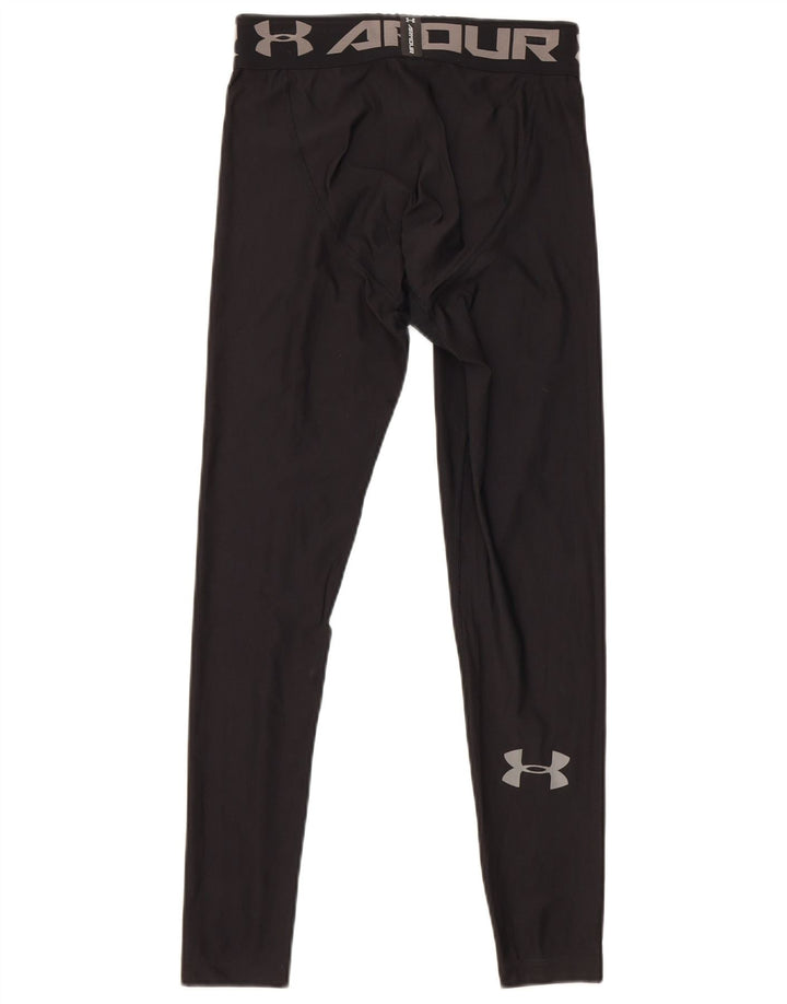 Leggings grafici da uomo Under Armour poliestere nero medio