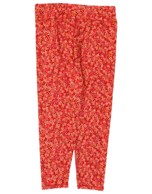 Leggings corti da donna Tommy Hilfiger UK 18 XL Poliestere floreale rosso