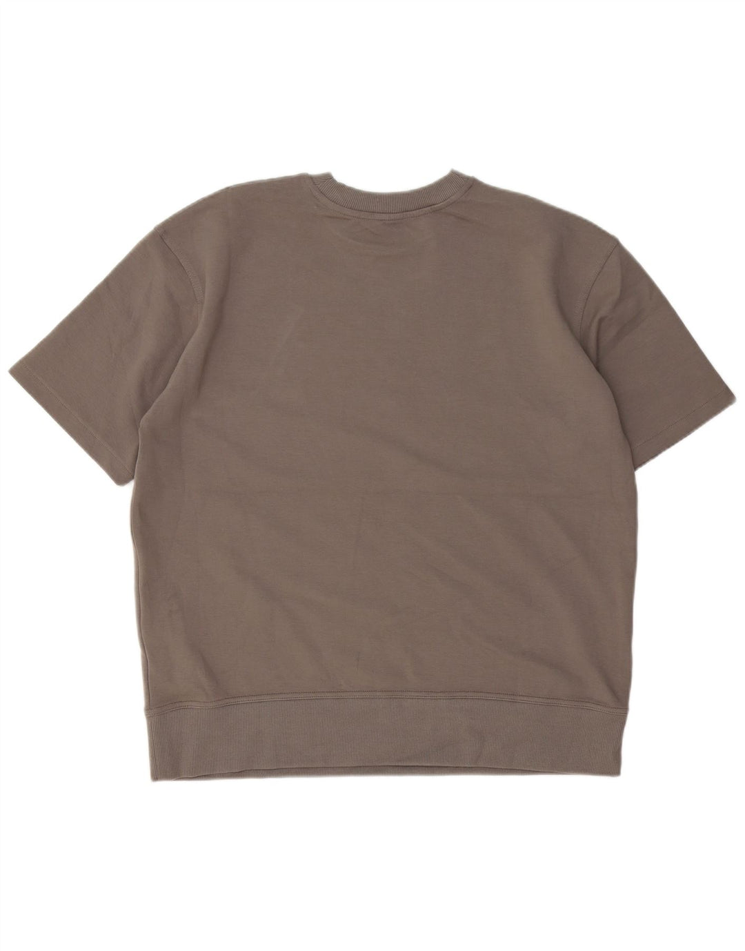 Felpa oversize a maniche corte da donna Zara UK 14 Grigio medio