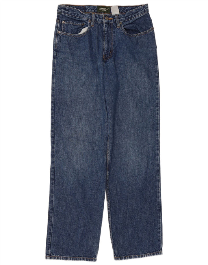 Jeans dritti da donna Eddie Bauer W30 L31 Blu