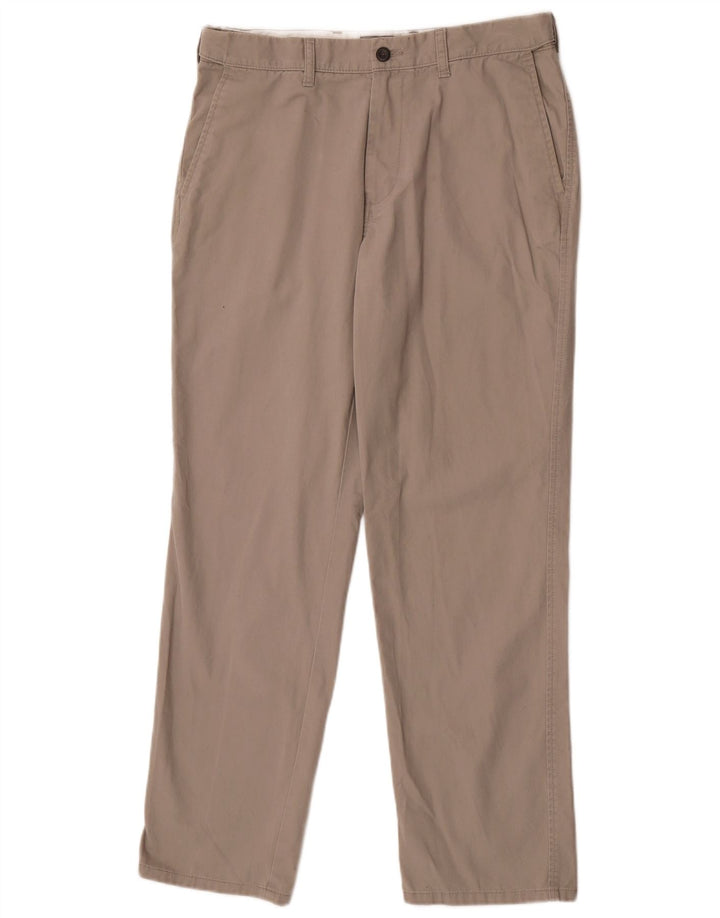 Pantaloni chino vestibilità regolare da uomo Marks & Spencer W34 L31 cotone grigio