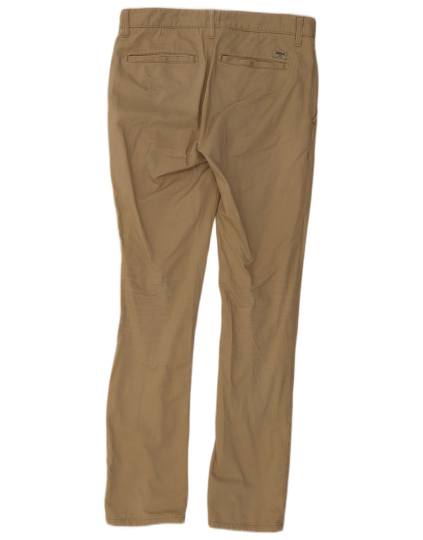 Pantaloni chino skinny da uomo Timberland W32 L33 in cotone beige