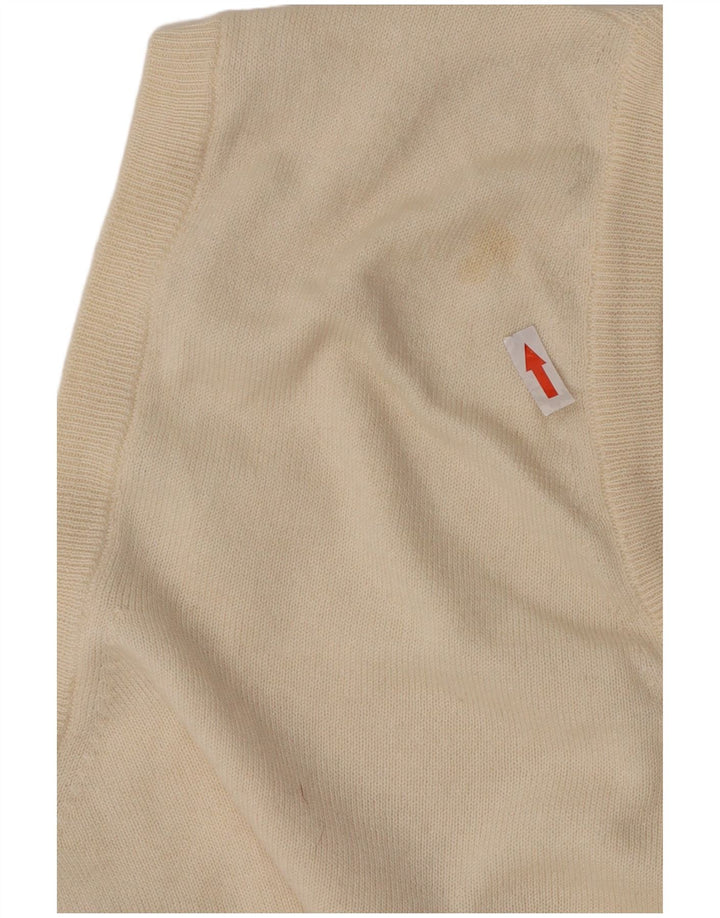 Paolo Ottaviani Canottiera Canotta Uomo Beige Medio Lana Merino