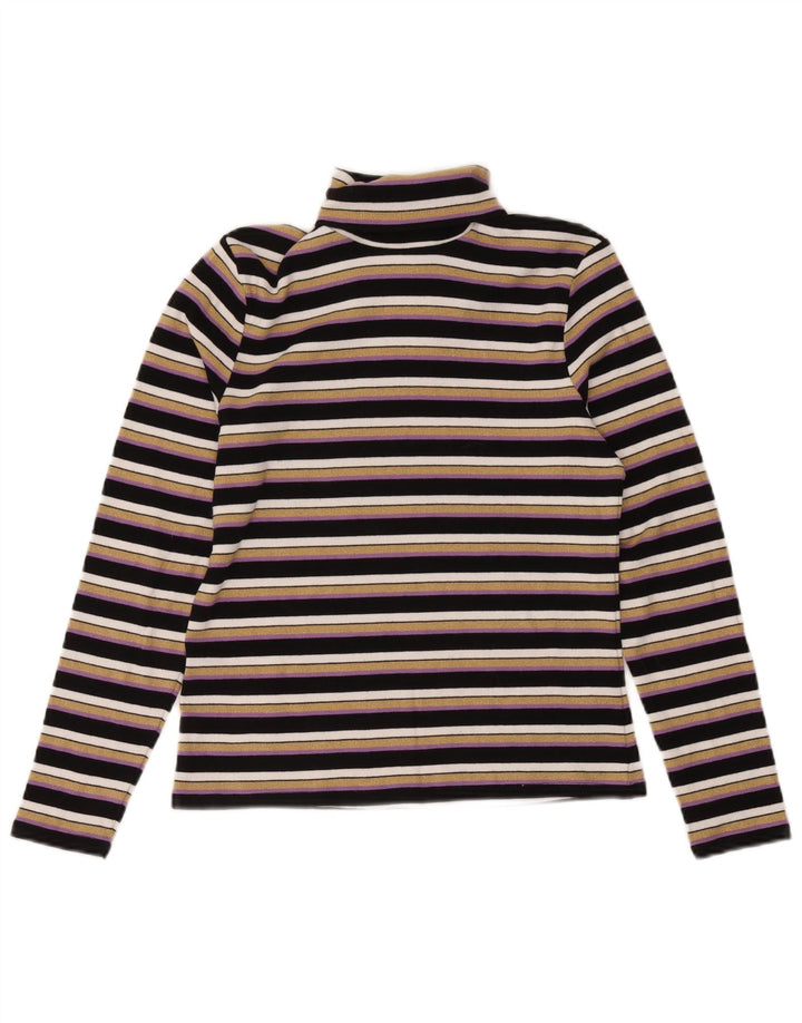 Marks & Spencer Top da donna a maniche lunghe UK 14 medio a righe multicolore