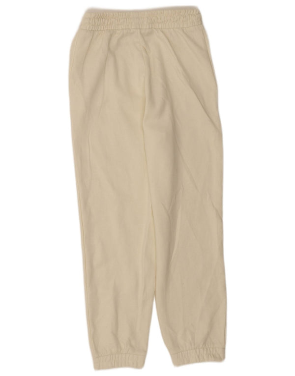 Pantaloni da tuta da donna Zara Joggers UK 12 Poliestere bianco medio