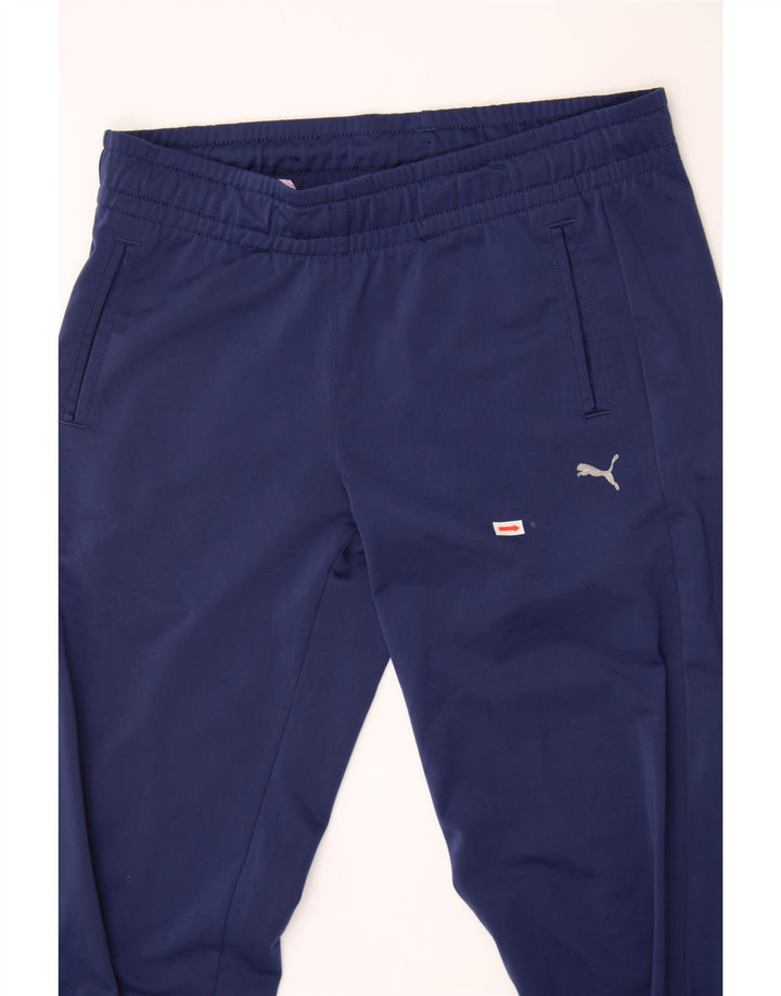 PUMA Womens Tracksuit Trousers Joggers UK 8 Small  Navy Blue Vintage Puma and Second-Hand Puma from Messina Hembry 