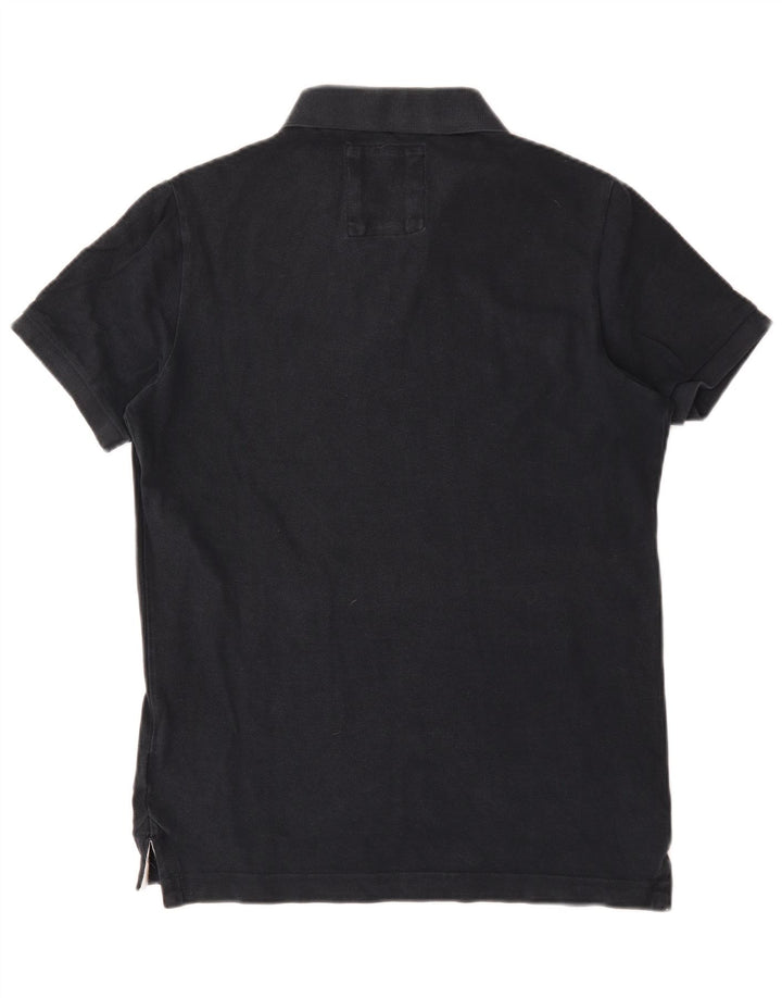 Polo da uomo Superdry Large in cotone blu navy