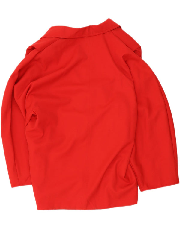 Giacca blazer oversize doppio petto da donna Max Mara UK 10 piccola rossa