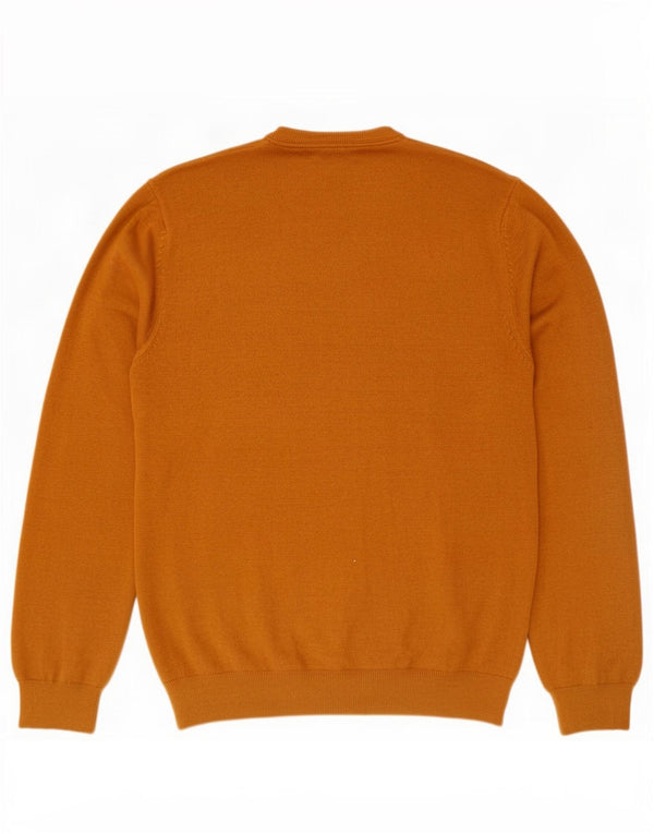 Maglione da uomo con scollo a V Marks & Spencer XL in cotone beige