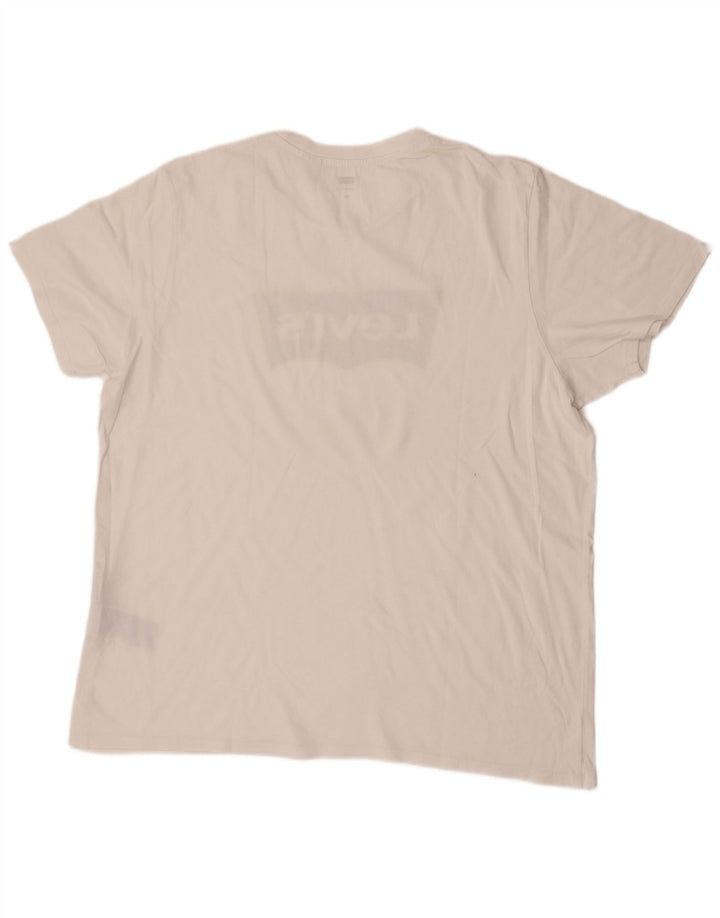 T-shirt grafica da uomo Levi's Top 2XL cotone bianco