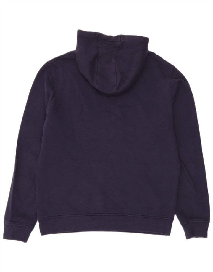 Lyle & Scott Felpa con cappuccio da uomo in cotone medio blu navy