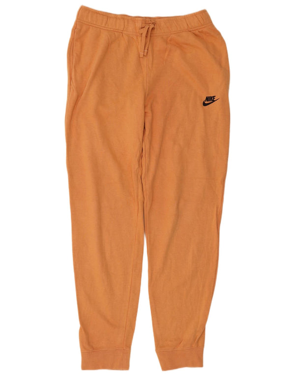 Pantaloni da tuta da donna Nike Joggers UK 14 cotone arancione medio