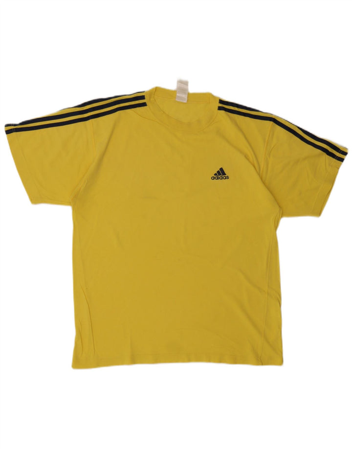 Maglietta Adidas da uomo Top gialla media