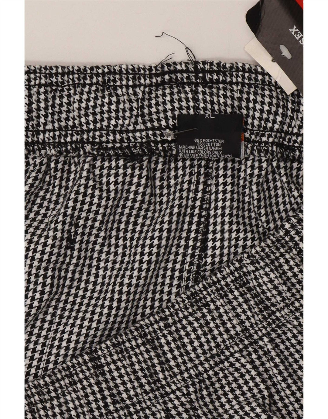 Pantaloni cargo da uomo Dickies XL W38 L32 poliestere pied de poule nero