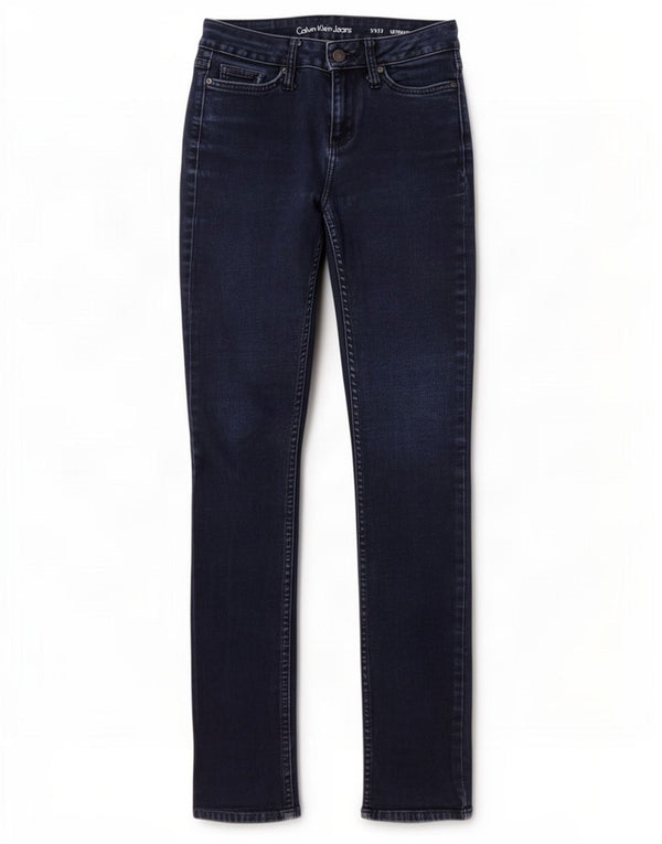 Jeans skinny Ultimate da donna Calvin Klein US 2 XS W26 L32 Cotone blu navy
