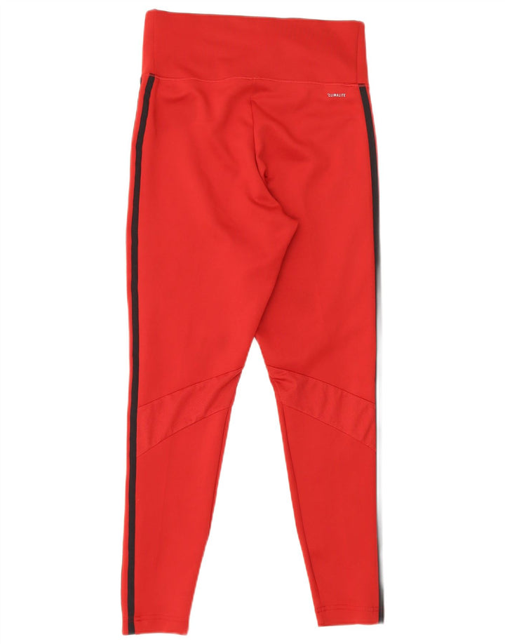 Leggings Adidas Climalite da donna UK 12/14 Poliestere bordeaux medio