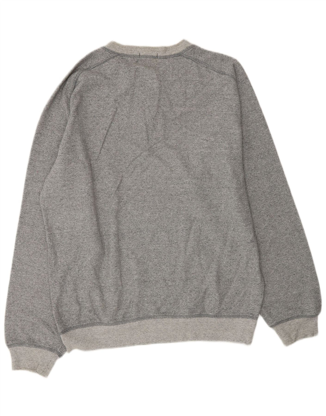 CARRERA Felpa grafica da uomo Maglione grande cotone grigio