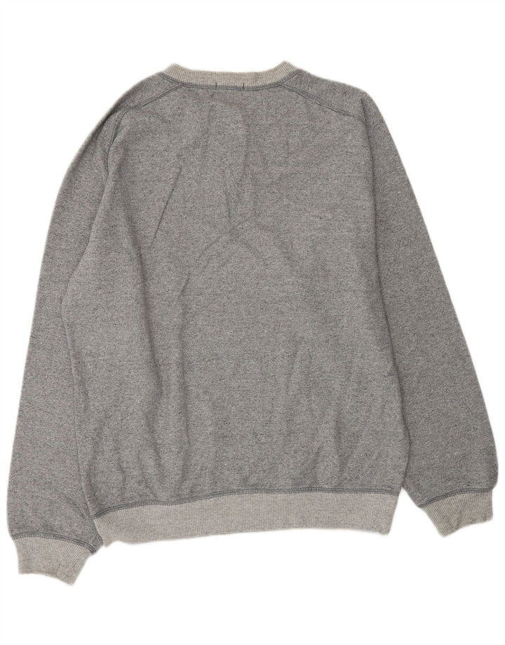 CARRERA Felpa grafica da uomo Maglione grande cotone grigio