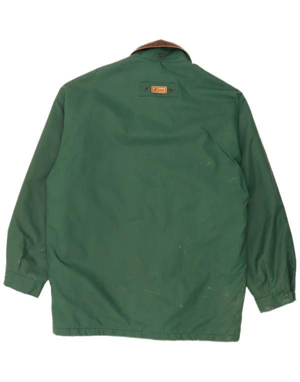 Giacca antipioggia da uomo K-Way Loose Fit UK 36 Small Verde Poliammide
