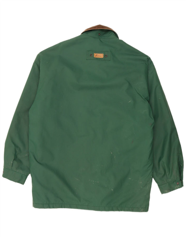 Giacca antipioggia da uomo K-Way Loose Fit UK 36 Small Verde Poliammide