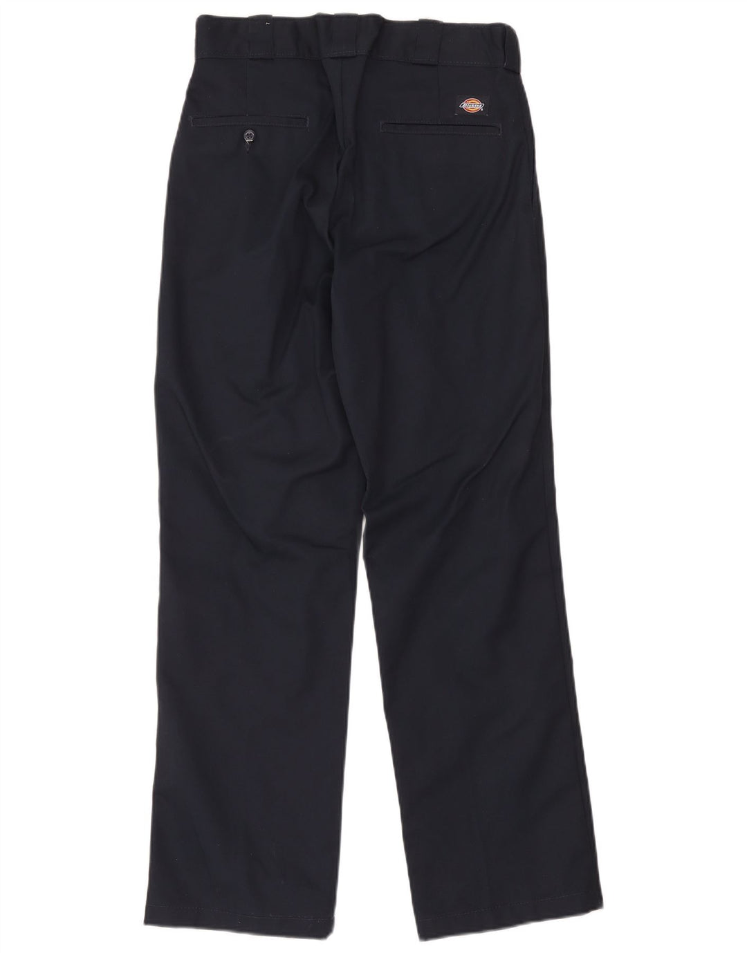 Pantaloni chino dritti da uomo Dickies W31 L32 poliestere blu navy