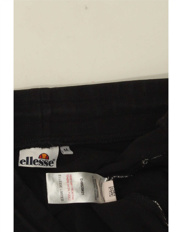 Pantaloni da tuta da uomo Ellesse Joggers medio cotone nero