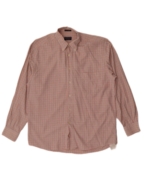 Camicia da uomo Massimo Dutti taglia 40 cotone a quadri multicolore medio