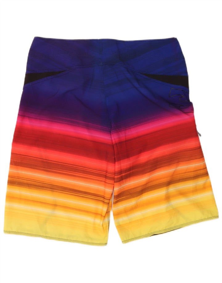 Pantaloncini da bagno grafici da uomo Billabong grandi a righe multicolori