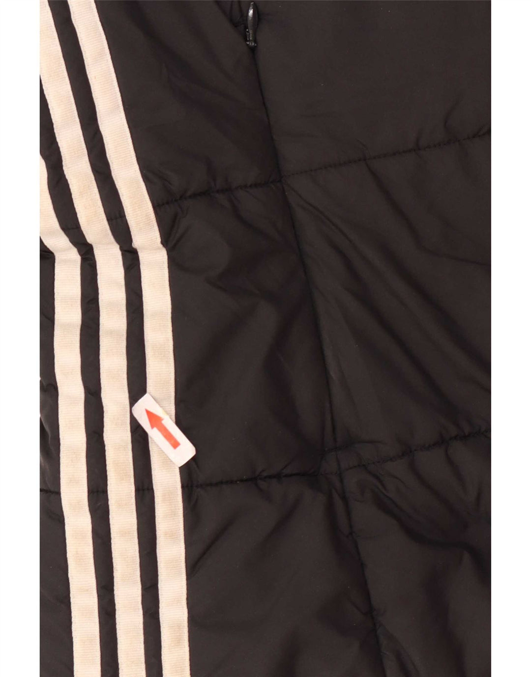Giacca imbottita con cappuccio da donna Adidas UK 14 media nera