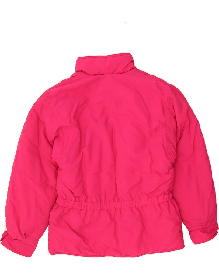 CARRERA Womens Oversized Padded Jacket UK 10 Small Pink Vintage Carrera and Second-Hand Carrera from Messina Hembry 