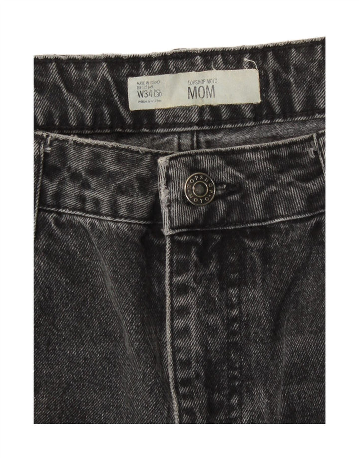 Jeans affusolati mamma da donna Topshop W34 L26 Grigi