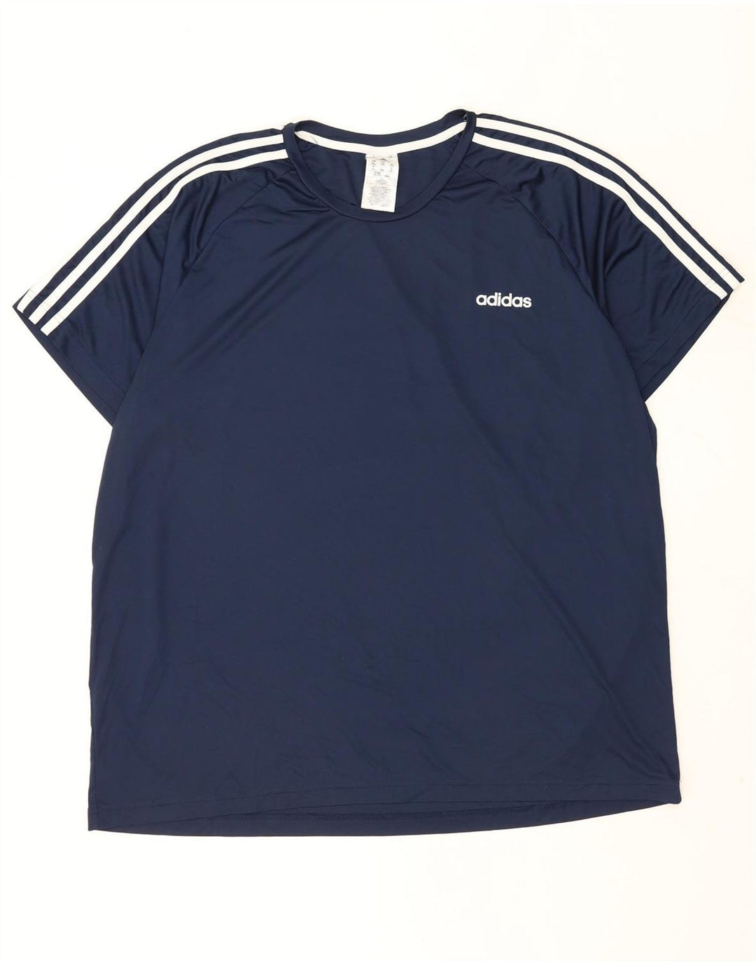 T-shirt Adidas Aeroready da uomo Top 2XL poliestere blu navy