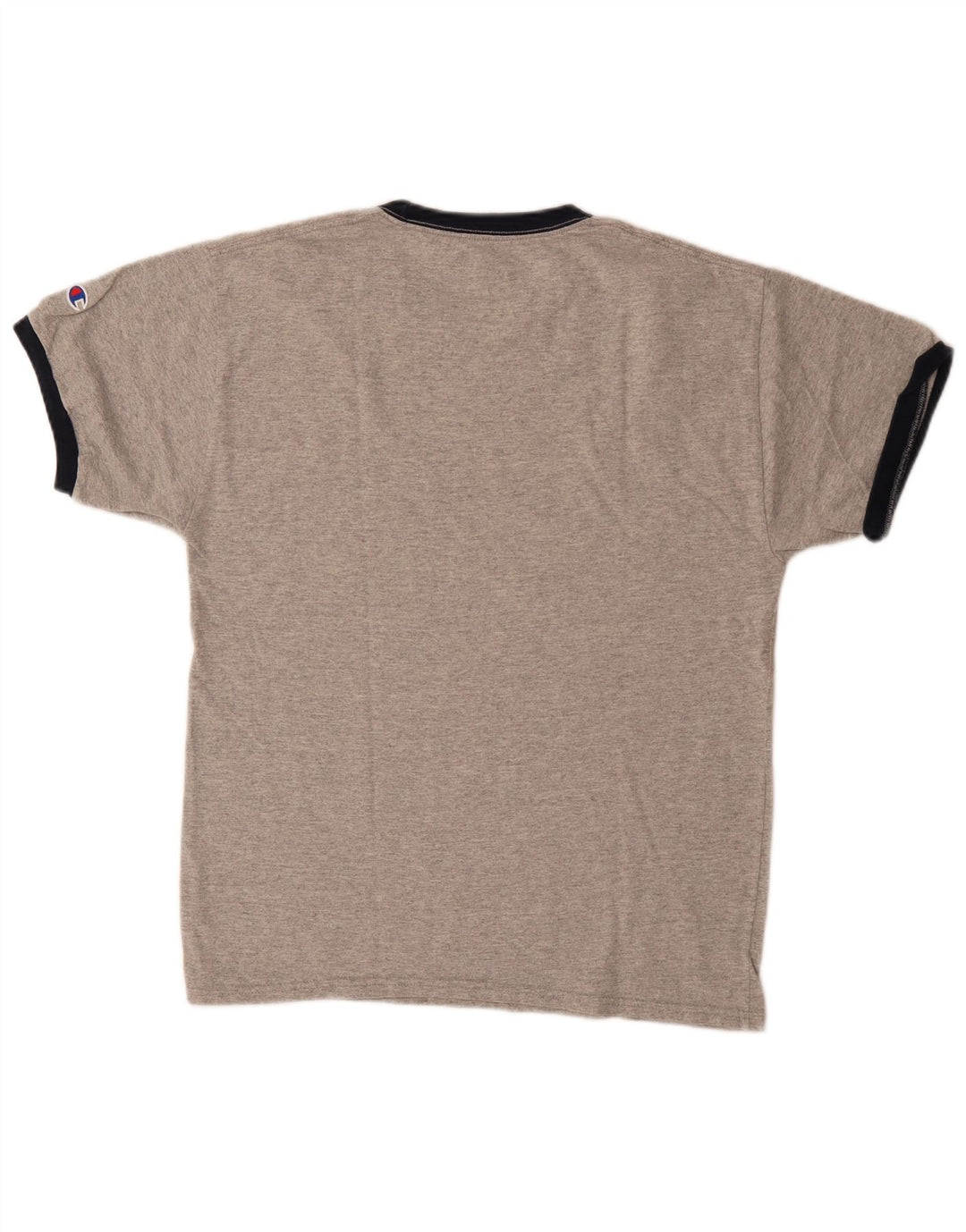 T-shirt da uomo Champion Top in cotone mélange grigio medio