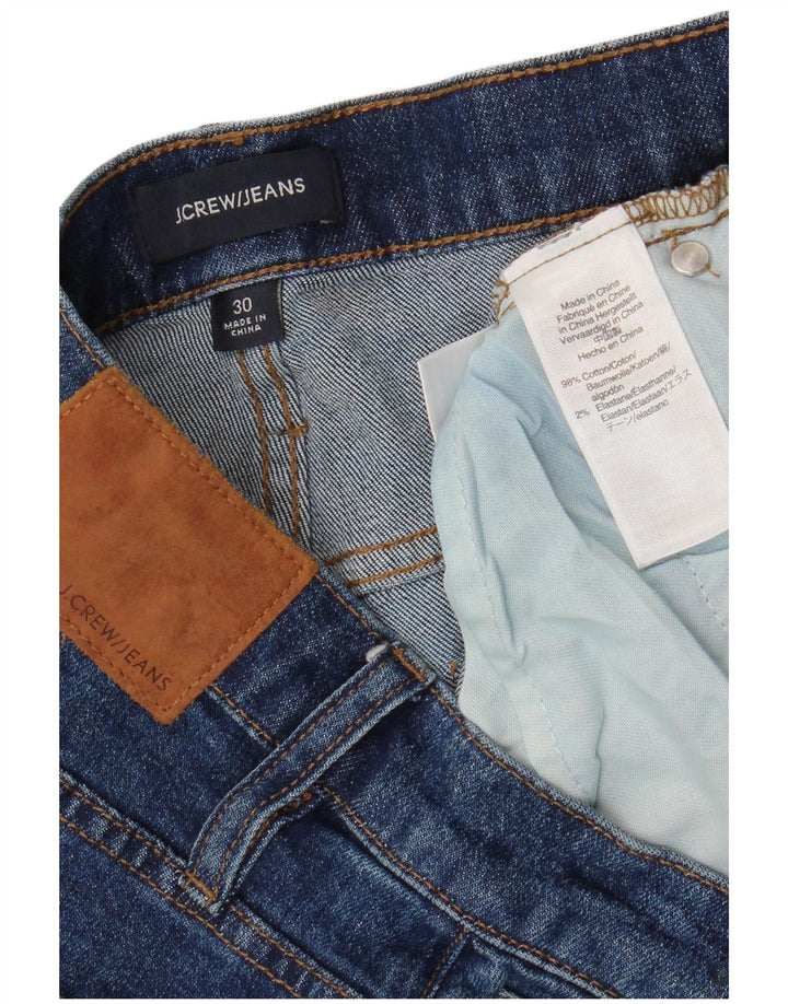 Jeans dritti da donna J. CREW W30 L27 cotone blu
