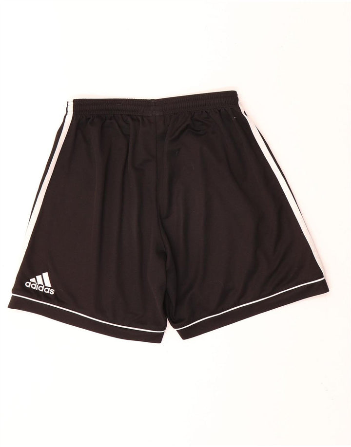 Pantaloncini sportivi ADIDAS Climalite da uomo piccoli in poliestere nero