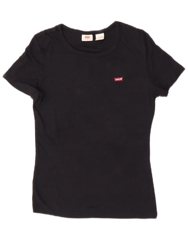 T-shirt da donna Levi's Top UK 12 cotone nero medio