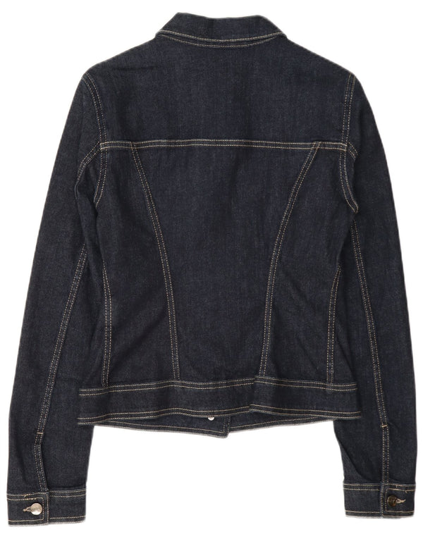 Giacca in denim da donna Liu Jo UK 12 cotone medio blu navy