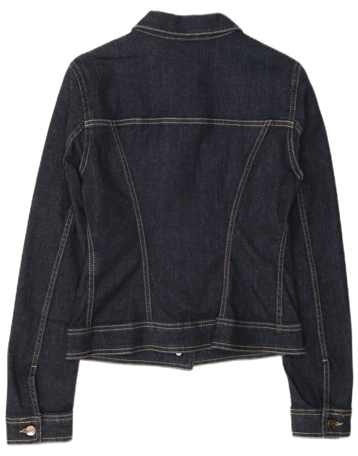 Giacca in denim da donna Liu Jo UK 12 cotone medio blu navy