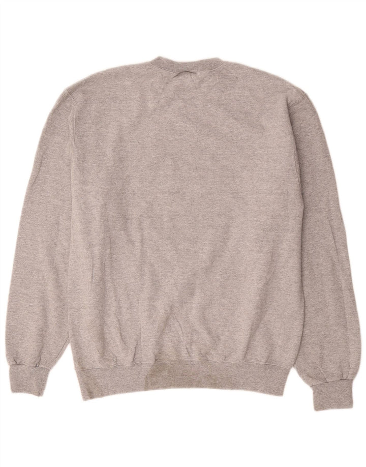 Felpa con grafica Champion Nashville da uomo, grigio medio chiazzato