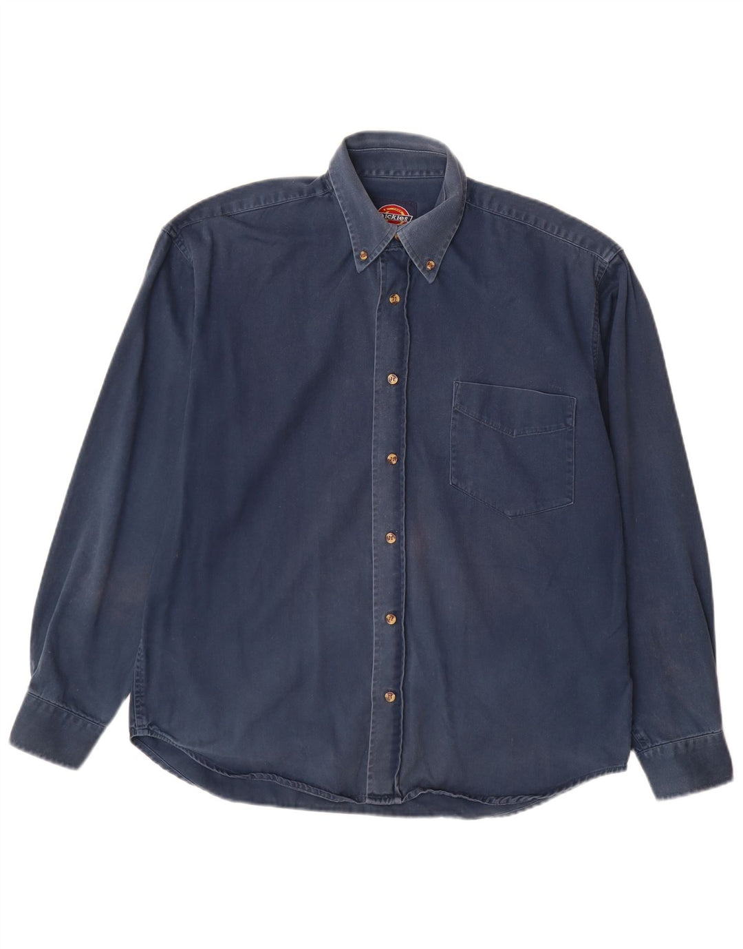 Camicia da uomo Dickies in cotone blu navy medio