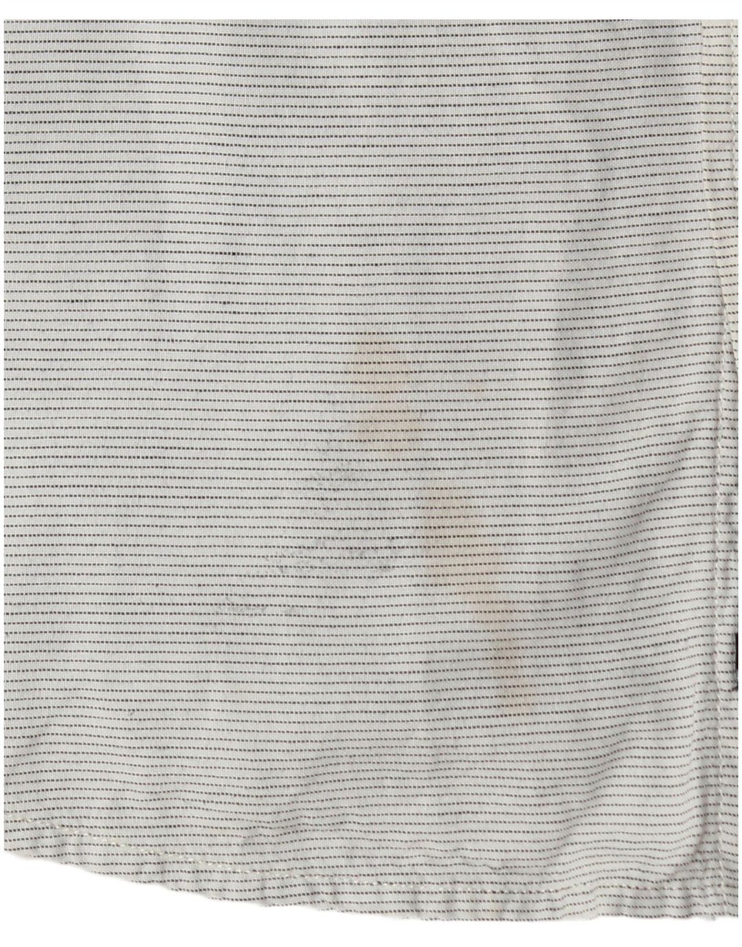 Camicia slim da uomo Wrangler in cotone gessato grigio medio