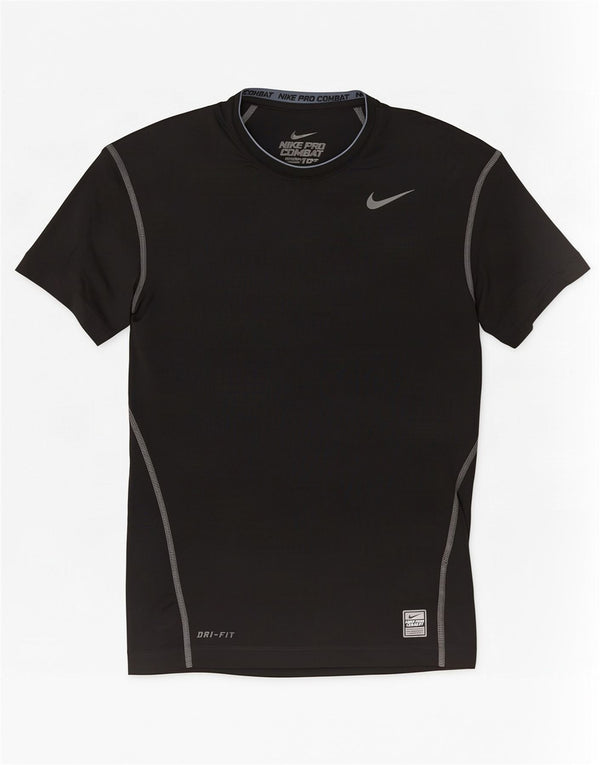T-shirt da uomo Nike Top Large nera in poliestere