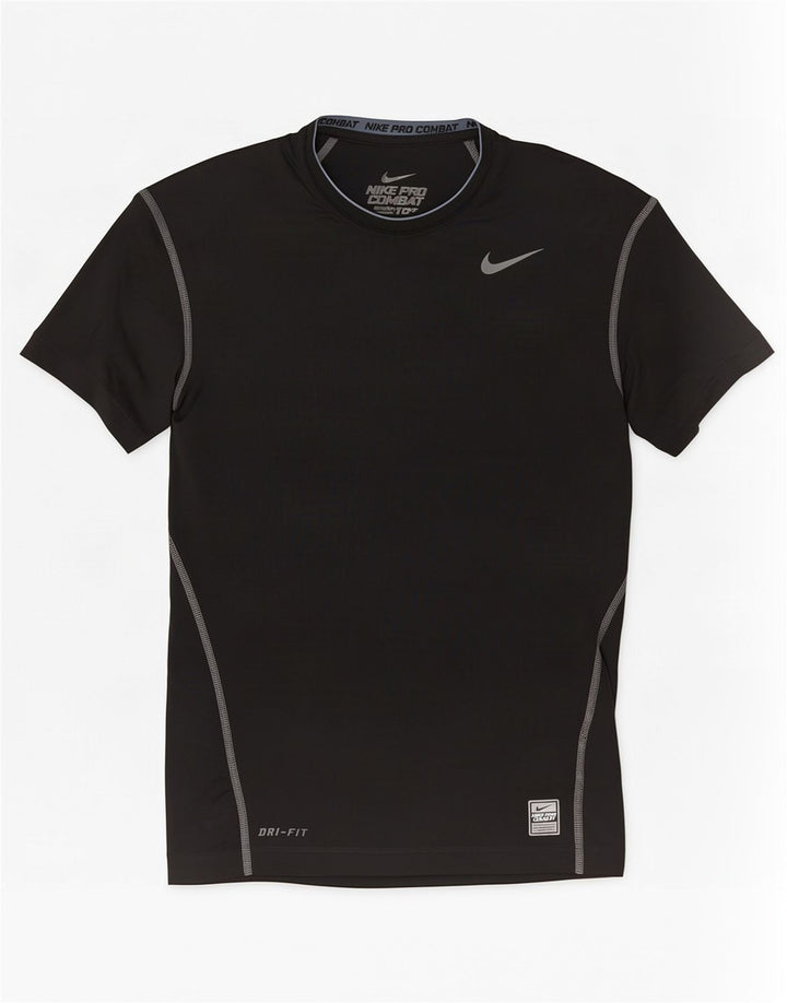 T-shirt da uomo Nike Top Large nera in poliestere