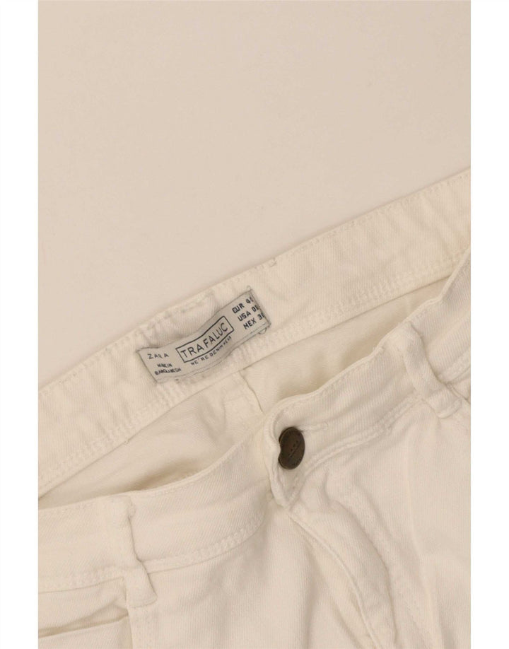 Jeans Zara Trafaluc Slim da donna EU 40 Medio W30 L30 Bianco