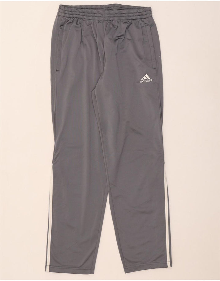 Pantaloni da tuta da uomo Adidas UK 40/42 Poliestere grigio medio