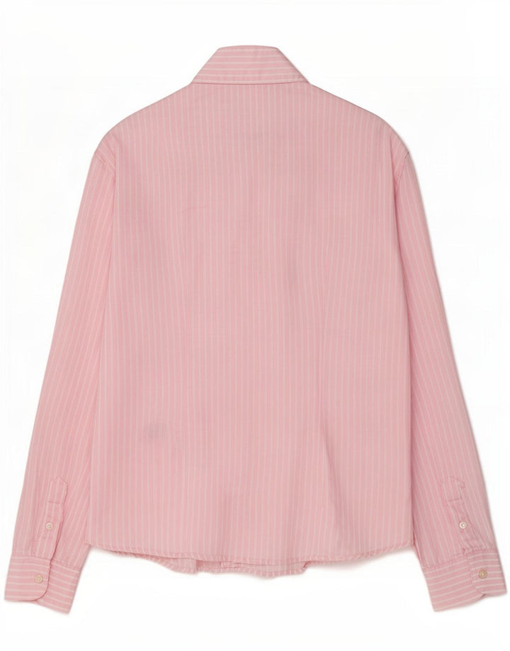 Camicia da donna Massimo Dutti EU 42 cotone gessato rosa grande