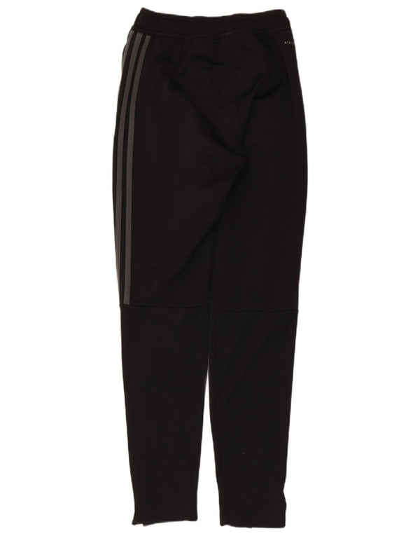 Pantaloni della tuta Adidas Climalite da donna UK 4 XS poliestere nero
