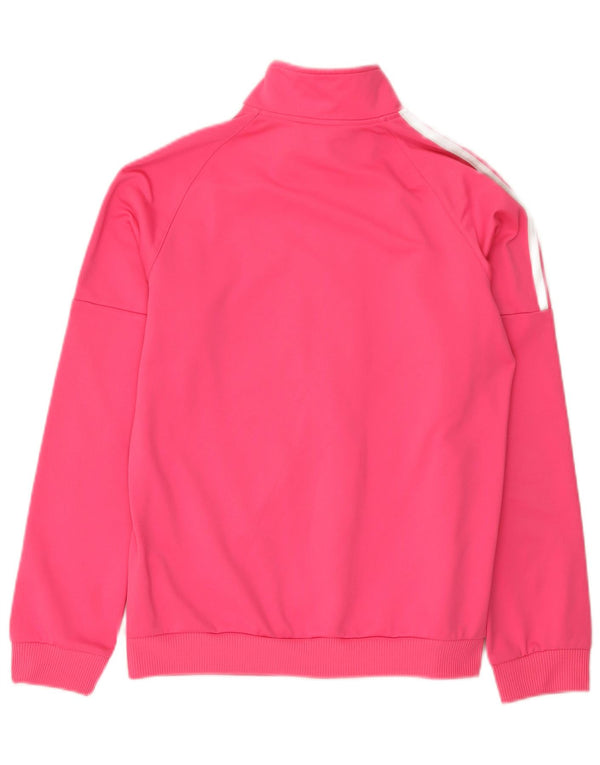 Giacca da tuta da donna Adidas UK 12/14 Sport in poliestere rosa medio